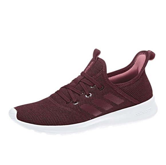 maroon cloudfoam adidas